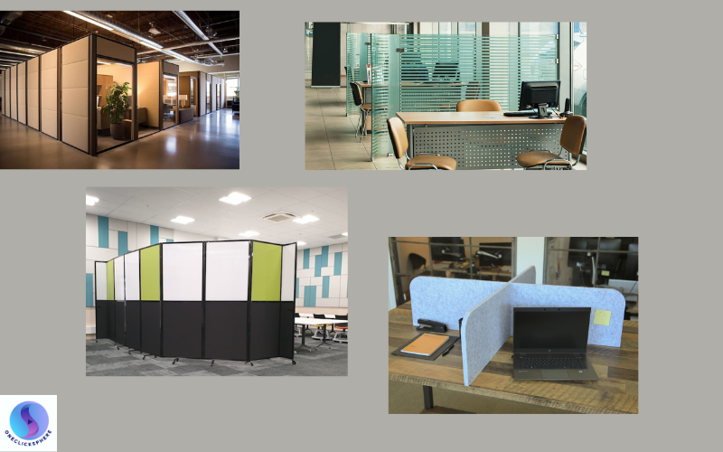 creative partitions in office