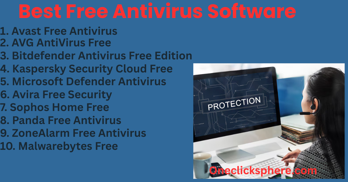 This image is showing best free antivirus software.
